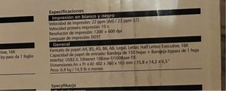 Impresora Ricoh Blanca
