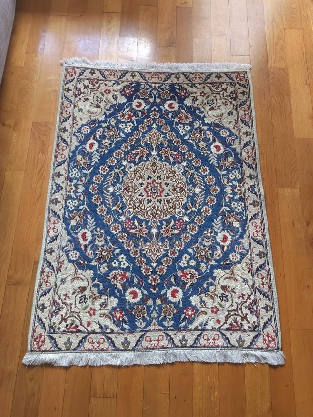 Tappeto Persiano Nain lana e seta