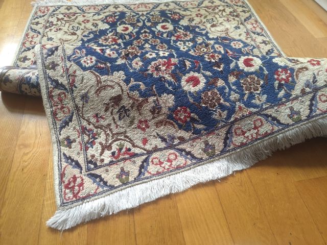 Tappeto Persiano Nain lana e seta