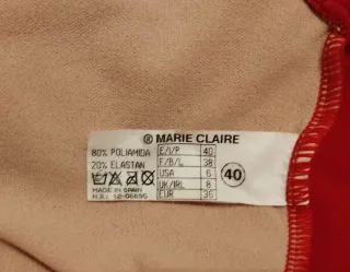 Bañador rojo Marie Claire