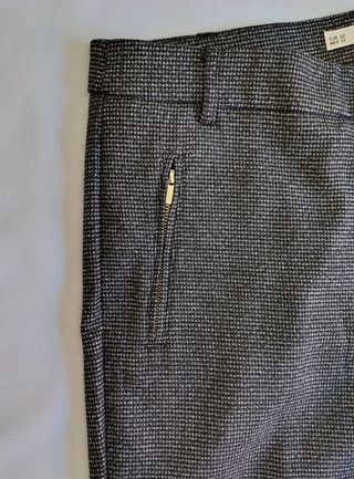 Pantalón Sfera Negro/Gris con Cremalleras