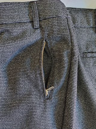 Pantalón Sfera Negro/Gris con Cremalleras