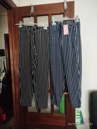 Pack 2 Pantalones Rayas Talla M