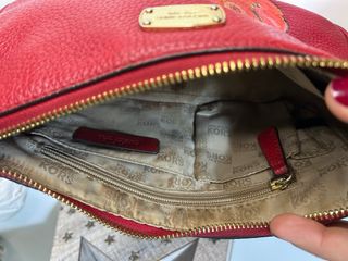 Bolso Michael Kors Rojo con Diseño Floral