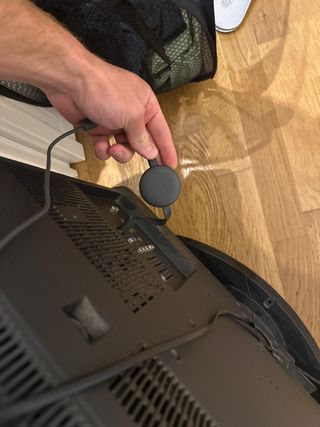 Televisión Sony Bravia Negra con google chromecast