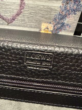 Maletín Loewe Piel Negra Clásico Elegante