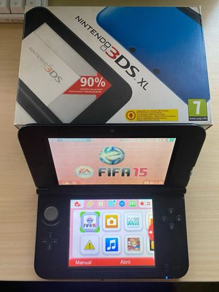 Nintendo 3DS XL Negra y Azul