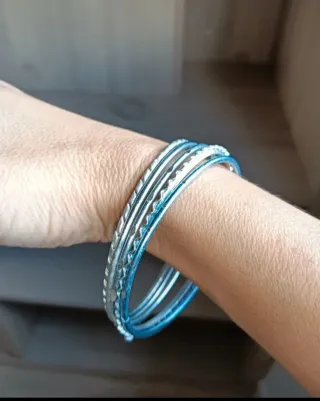 18 Pulseras Metalizadas Bijou Brigitte 
