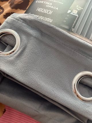 Pack 2 Cortinas Grises ALD COLLECTION