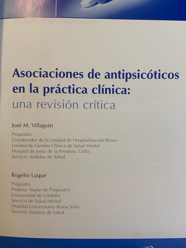 Asociaciones de antipsicóticos en la práctica clín