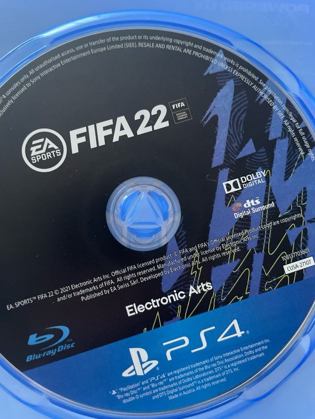 FIFA 22 PS4 (PlayStation 4) EA Sports