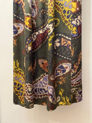 Falda larga italiana Esqualo estampado paisley