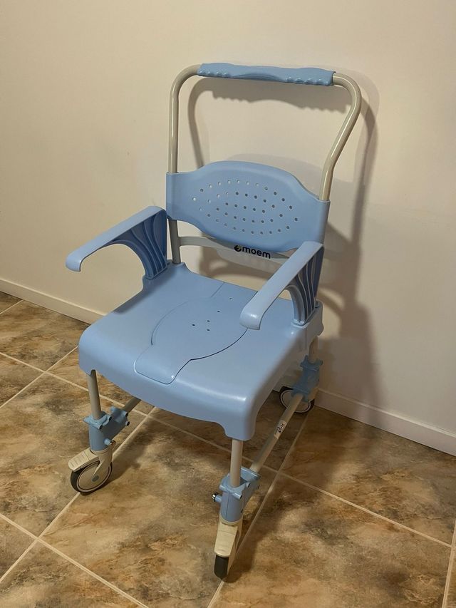 Silla de ducha Moem azul