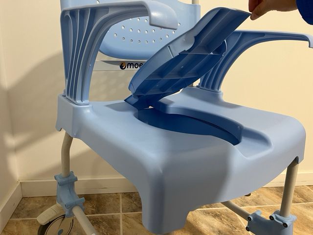 Silla de ducha Moem azul