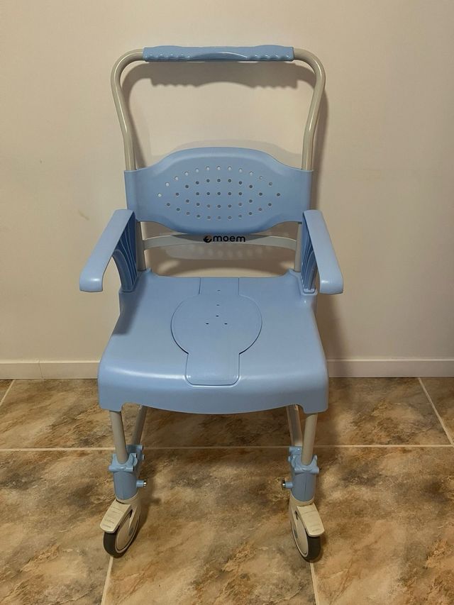 Silla de ducha Moem azul