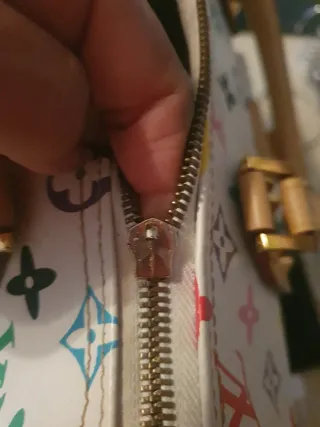 Bolso vintage Louis Vuitton multicolor blanco