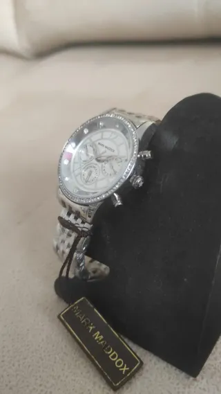 Reloj Mark Maddox Mujer Plata Nuevo