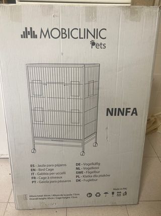 Jaula de suelo para aves