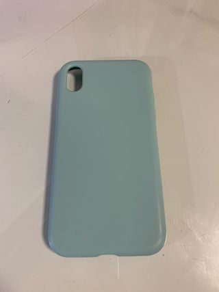 Funda móvil azul claro. iPhone Xr