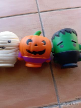 Set 5 Halloween Squishy Toys