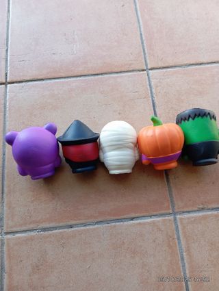 Set 5 Halloween Squishy Toys
