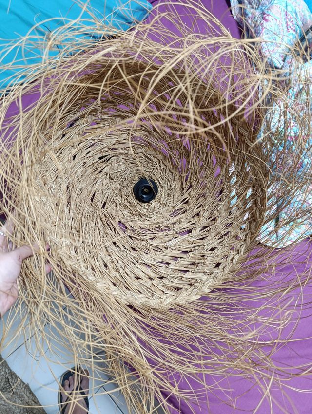 Lámpara Techo Yute Grande 50x50 Maison du Monde