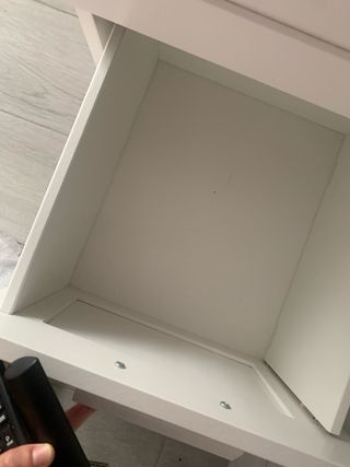 Mueble de almacenaje blanco