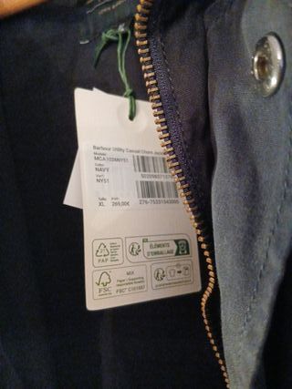 Chaqueta Barbour Azul
