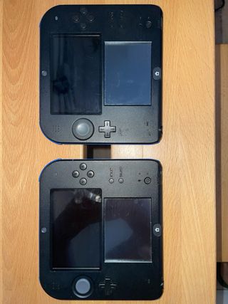 2 Nintendo 2DS Negra y Azul