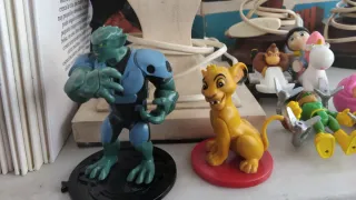 Figuras de acción: Monstruo verde y león