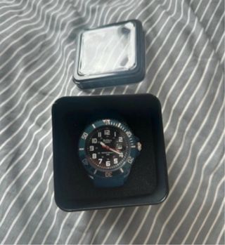 Reloj Biden Negro y Azul