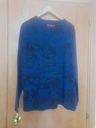 Camiseta Desigual Manga Larga Talla 3XL de hombre