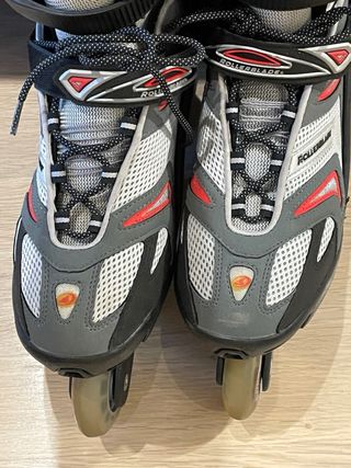 Patines en Línea RollerBlade Negros y Rojos