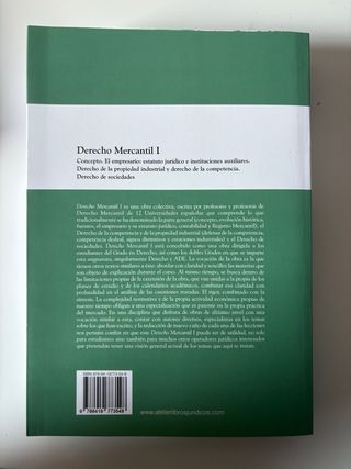 Derecho mercantil I. Concepto. El empresario: e...