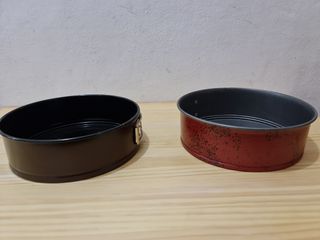 Juego de 2 moldes redondos para tarta