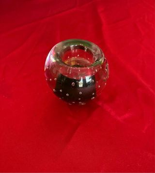 Porta candela in vetro Rosenthal