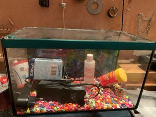 Pecera Acuario con Accesorios