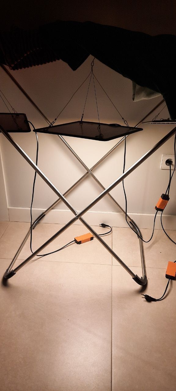 Luz LED espectro completo para plantas -5 unidades