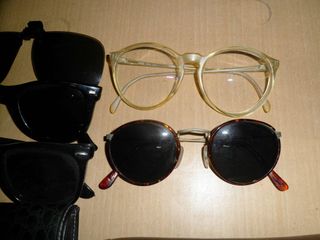 Lote Gafas y Estuches Antiguos