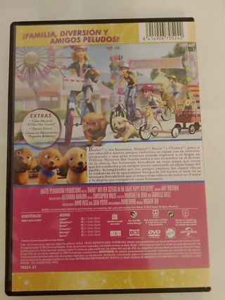 DVD Barbie y sus Hermanas Perritos en Busca del Te