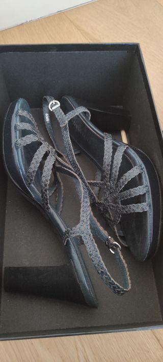 Sandalias Pons Quintana Azul Marino nueva talla 39