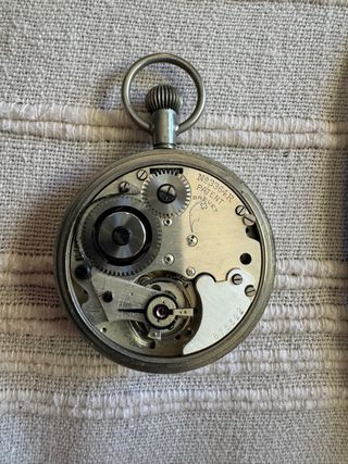 Cronómetro antiguo CARTEL de bolsillo