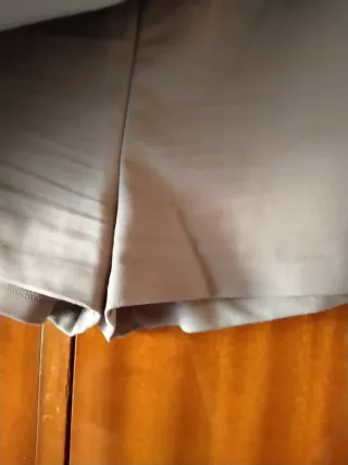 Falda pantalón marrón mujer