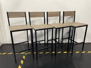 Conjunto de sillas con respaldo