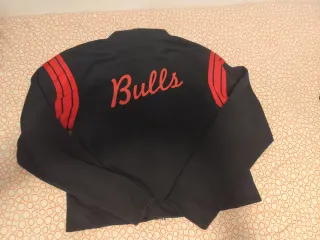 Chaqueta Nike NBA Chicago Bulls Negra/Roja
