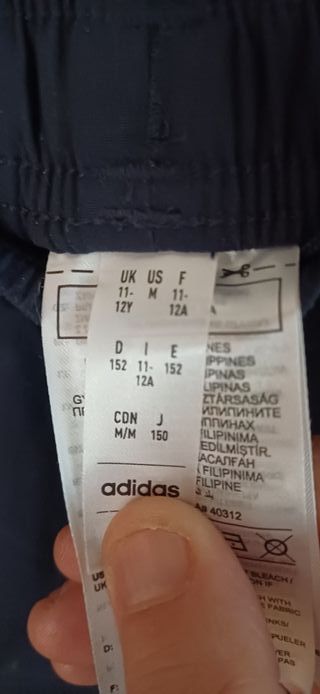 Chándal Real Madrid Adidas Talla 12 Años
