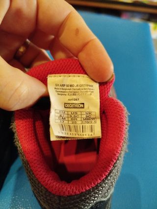 Botas de montaña, talla 27