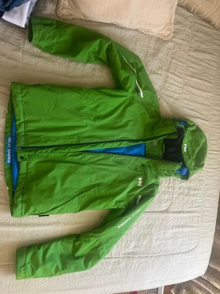 Chaqueta Helly Hansen verde y azul