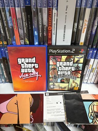 Lote Gta Vice City Y Gta San Andreas PS2