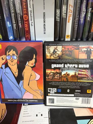 Lote Gta Vice City Y Gta San Andreas PS2